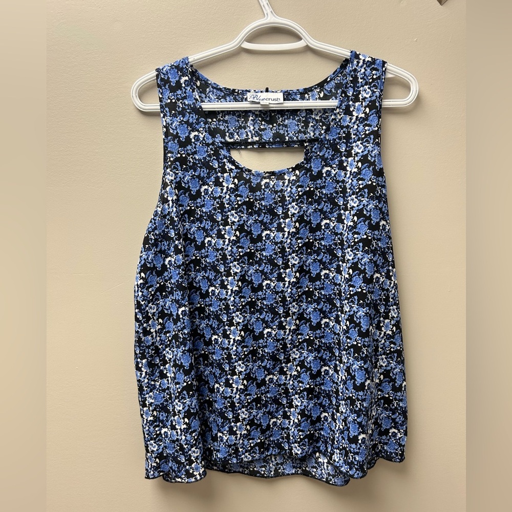 Bluecrush Women’s Floral‎ Tank Top Blouse